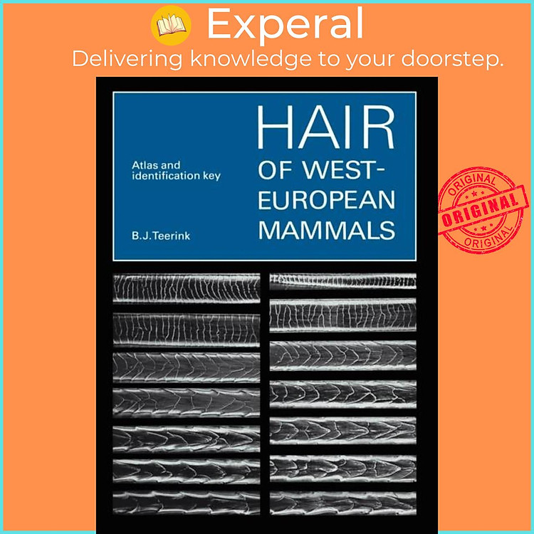 Sách - Hair of West European Mammals - Atlas and Identification Key by B. J. Teerink (UK edition, paperback)