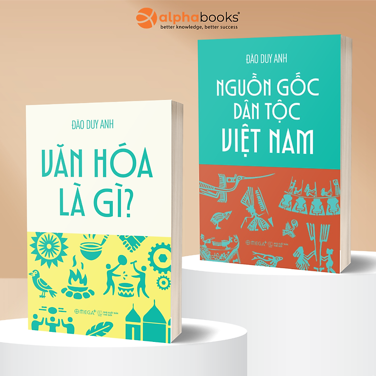 Combo 2 Cuốn: Văn Hóa Là Gì? + Nguồn Gốc Dân Tộc Việt Nam - Đào Duy Anh - Omega Plus