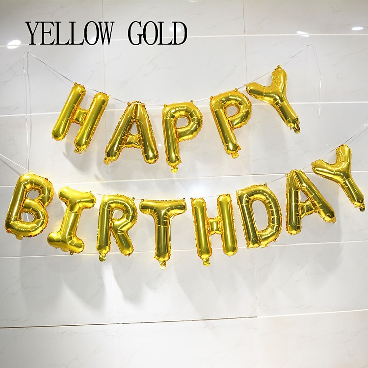 Bóng Bóng Chữ Happy Birthday