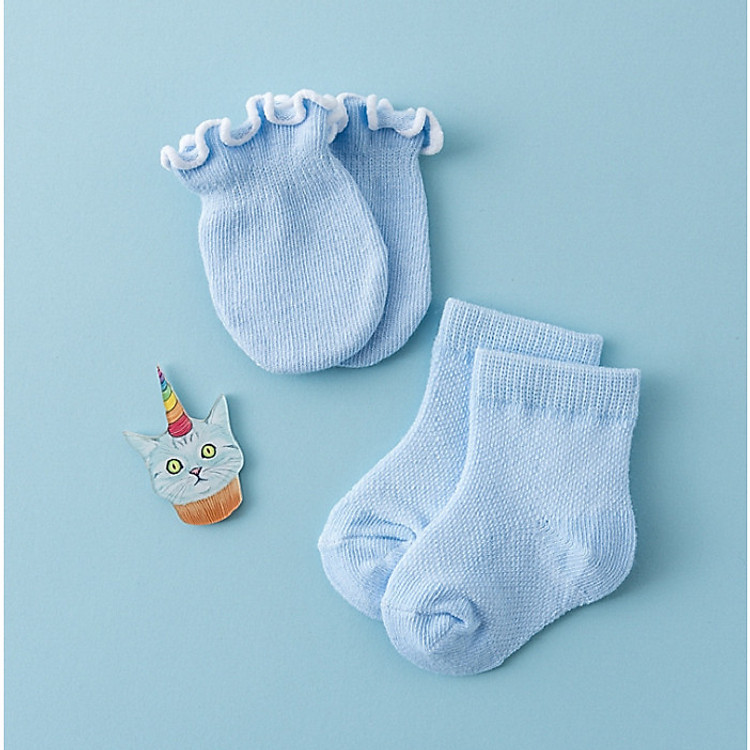 Set 1 đôi tất chân kèm bao tay cho bé