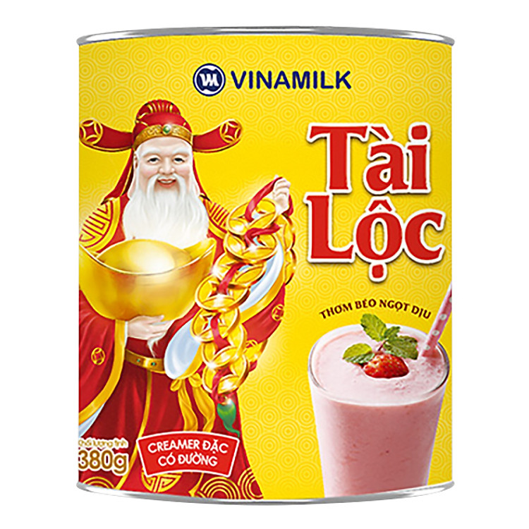 Kem Sữa Đặc Vinamilk Tài Lộc - Hộp Thiếc 380G