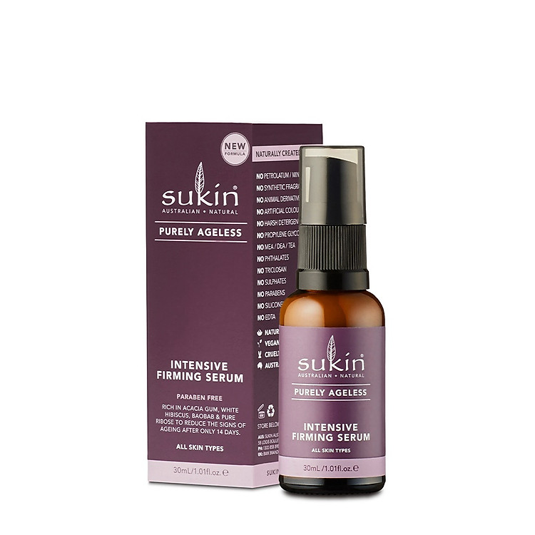 Tinh Chất Săn Chắc Da Ngăn Ngừa Lão Hóa Sukin Purely Ageless Intensive Firming Serum 30ml