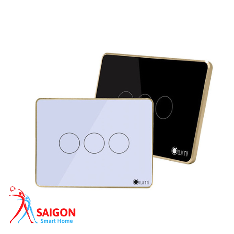 Công tắc thông minh Lumi kính phẳng 1 - 4 nút/ hàng chính hãng