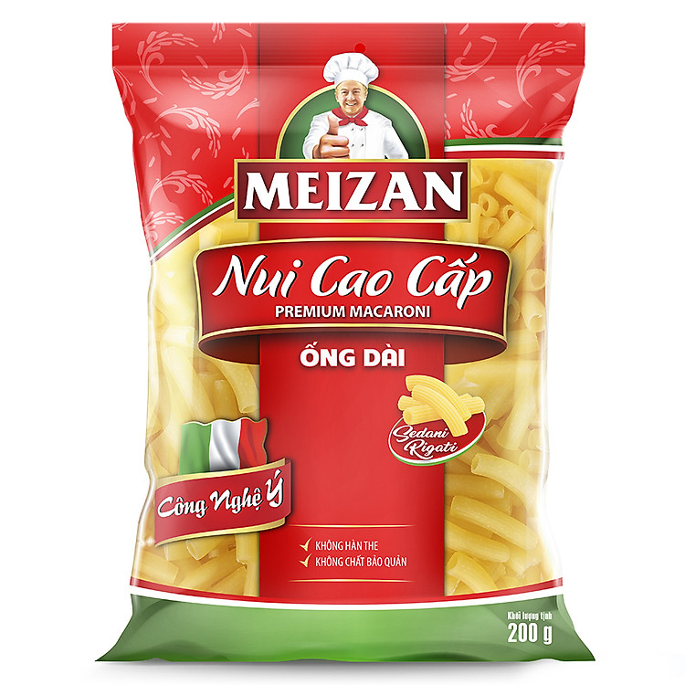 Gói nui cao cấp Meizan (Ống dài) 200g