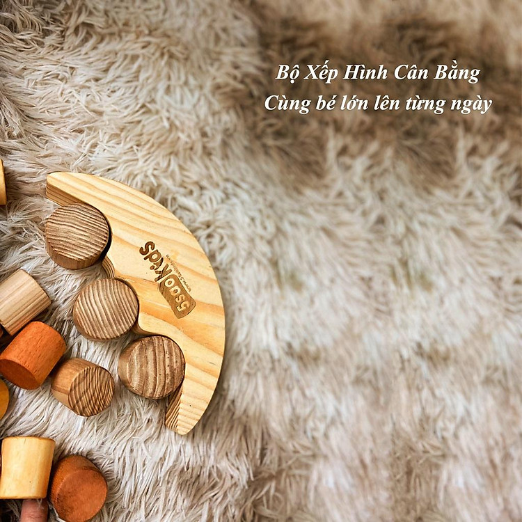 Mua Bộ đồ chơi xếp hình cân bằng Việt Nam Chính hãng Tiết kiệm - Hình ảnh 3