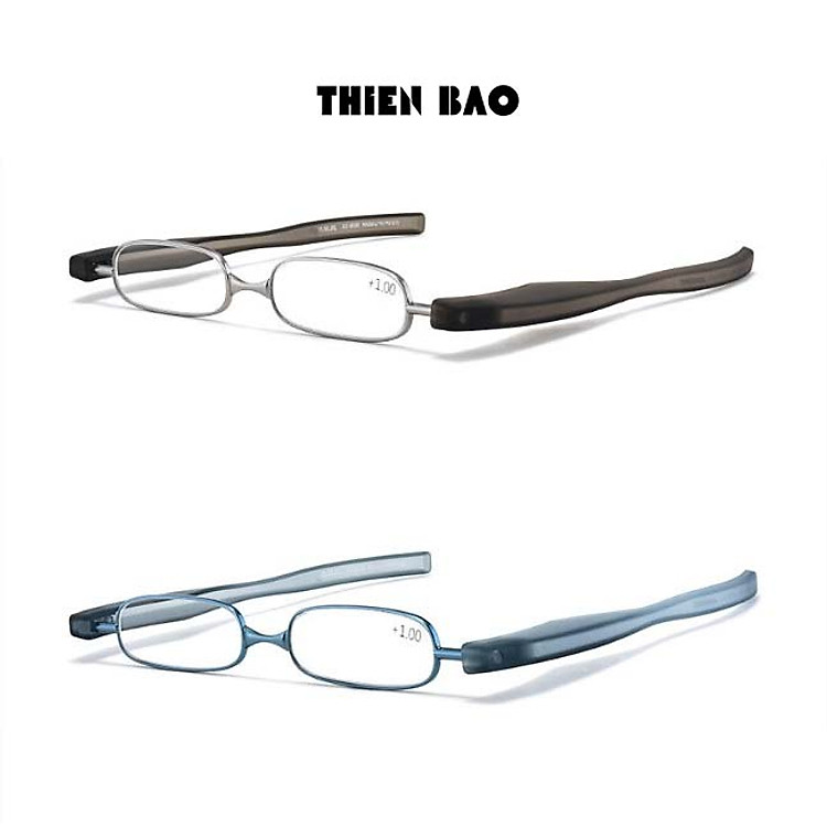 Kính lão thị viễn thị, kính đọc sách xoay 360 độ tròng Nhật siêu gọn bỏ túi Nam nữ KV1X HÀNG ĐẸP cứng cáp loại I