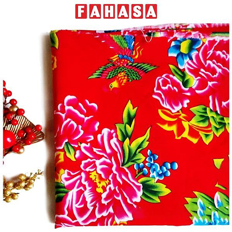 Vải Thô Trang Trí Tết 1m6 x 1m - Vinacraft