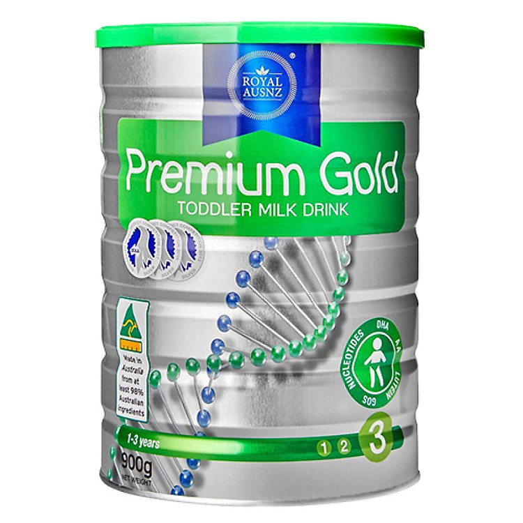 Sữa Hoàng Gia Úc cho trẻ từ 1 - 3 tuổi Royal AUSNZ Premium Gold 3