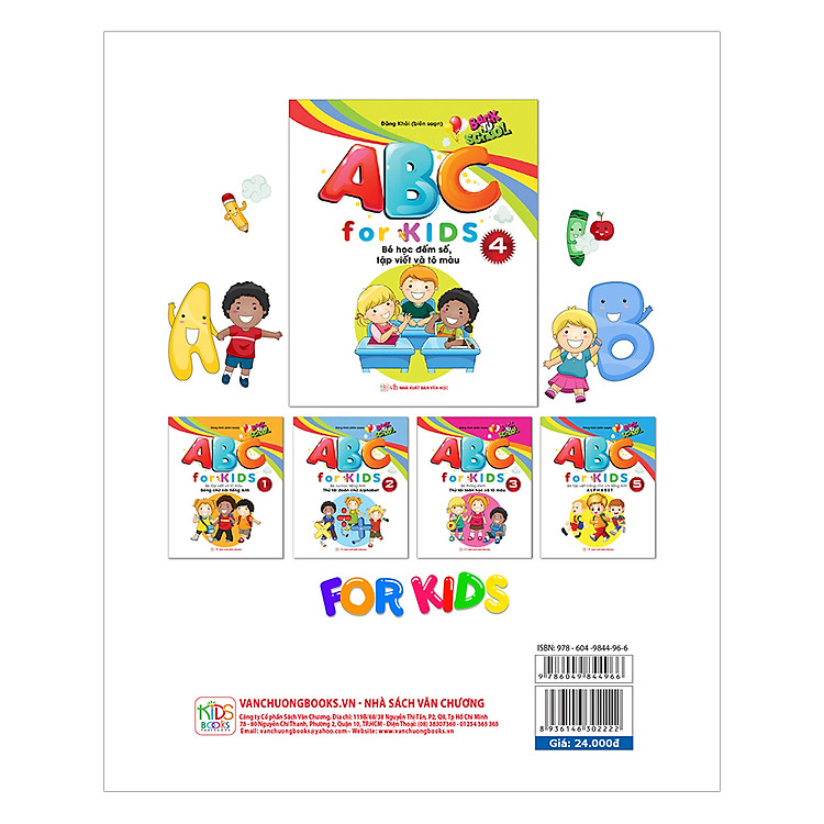 ABC For KIDS – Bé Học Đếm Số, Tập Viết Và Tô Màu (Quyển 4) - Ảnh 2