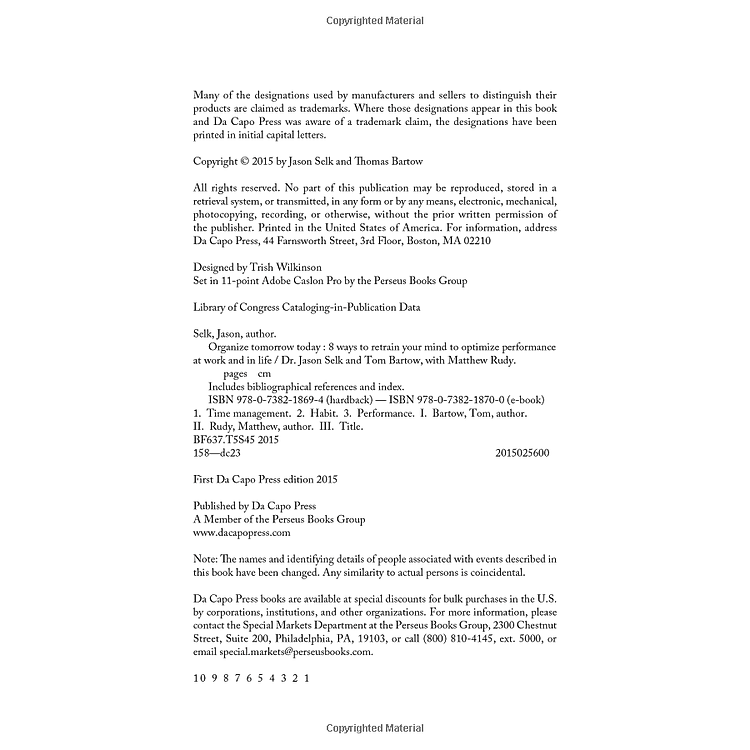 Organize Tomorrow Today: 8 Ways To Retrain Your Mind To Optimize Performance At Work And In Life - Ảnh 3