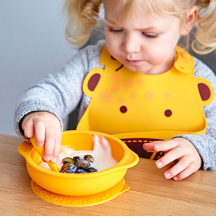 Bát ăn silicon chống đổ cho bé Chính hãng Ưu đãi - Hình ảnh 5