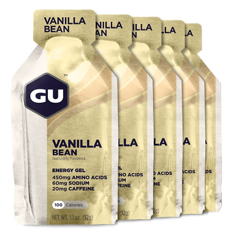 Gel năng Lượng GU Energy Vị Đậu Vani - combo 5 gói