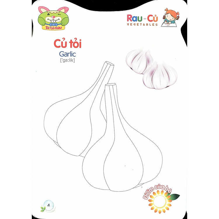 Bé tô màu - Rau củ - Ảnh 3