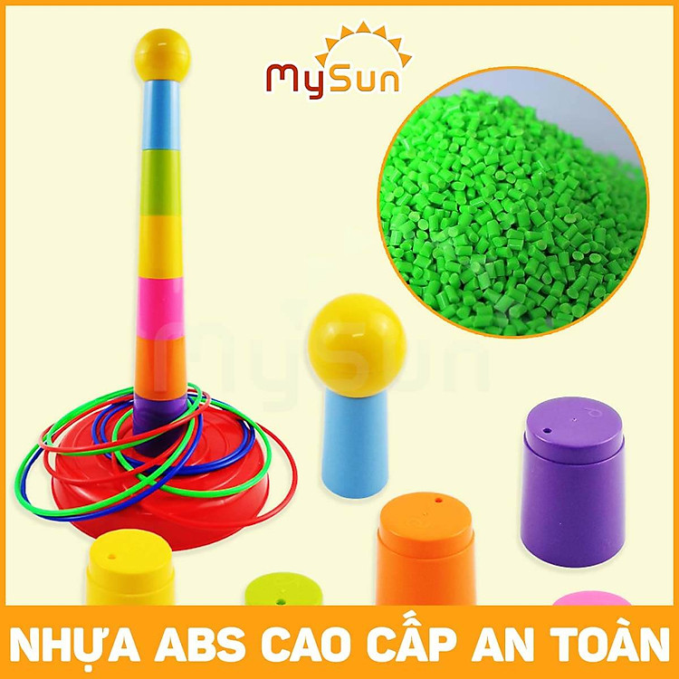 Bộ đồ chơi NÉM VÒNG cổ chai MySun Chính hãng Giá rẻ - Hình ảnh 4