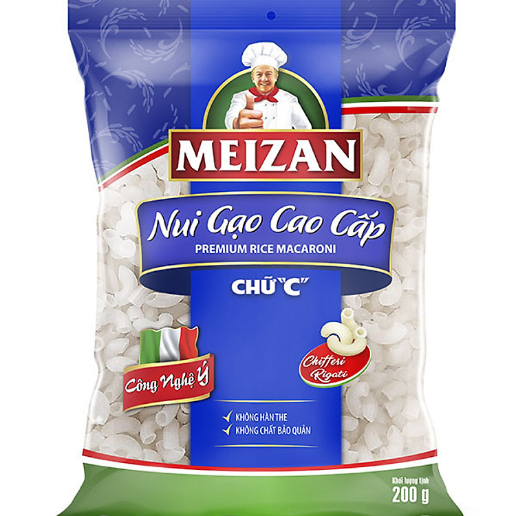 Nui Cao Cấp Meizan (200g) - Gạo