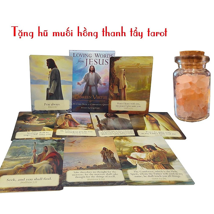 Tìm mua tại Avakids: Bộ bài tarot Loving Words from Jesus - Ngập tràn khuyến mãi
