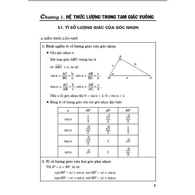 Toán Nâng Cao Hình Học 9 (Dùng Chung Các Bộ SGK Hiện Hành) - Ảnh 3