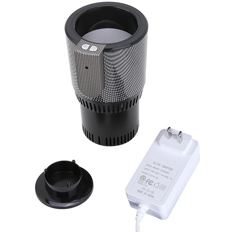 Ly Cốc Giữ Nhiệt Làm Nóng Lạnh Di Động Thông Minh Cho Xe Hơi Văn Phòng Kèm 2 Đầu Sạc - Hàng chính hãng