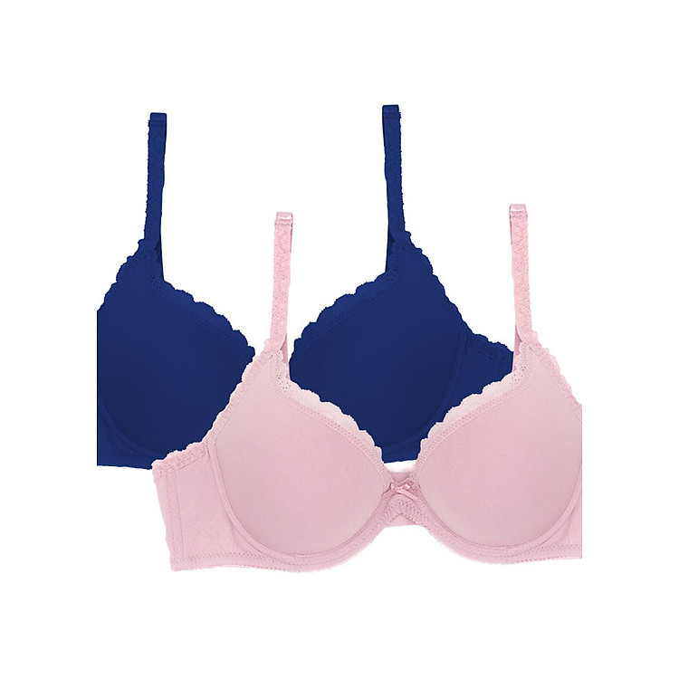 Combo 02 Áo Ngực Misaki By Vera MBAM7105 (Hồng - Xanh Đen)