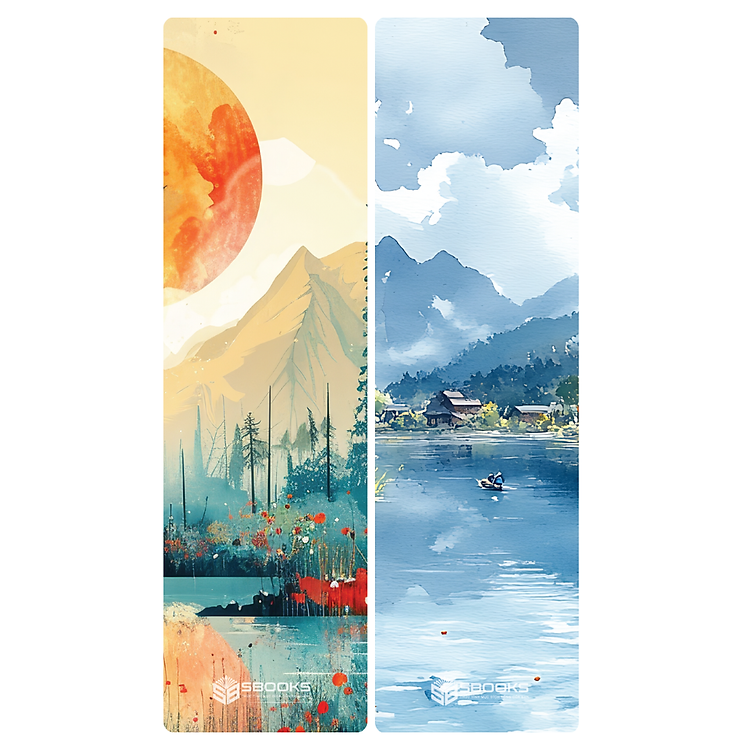 Bookmark Hoạ Tiết Phong Cảnh Huyền Bí (10 cái) - Ảnh 6