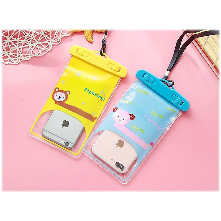 COMBO 2 TÚI ĐỰNG CHỐNG NƯỚC ĐIỆN THOẠI HÌNH THÚ