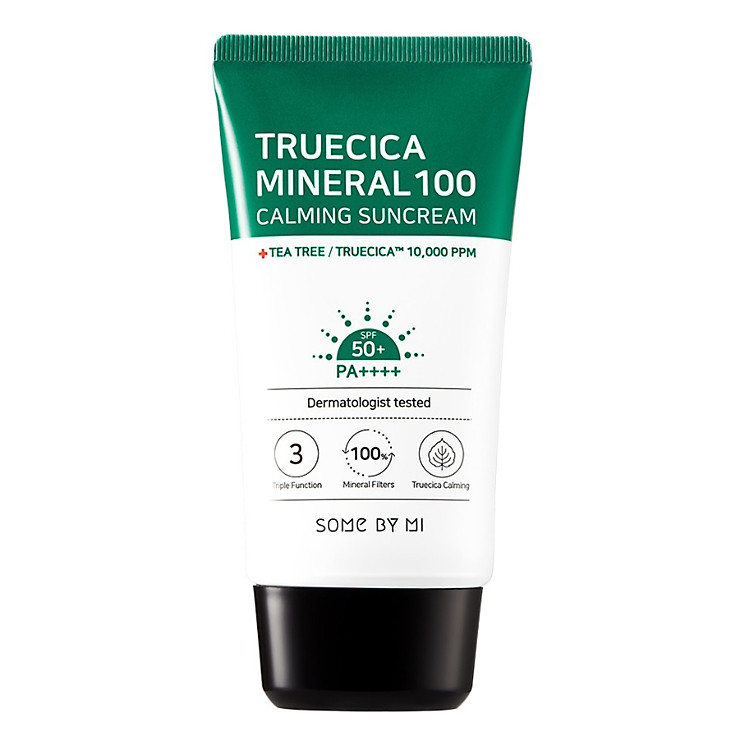 Kem Chống Nắng Dành Cho Da Dầu Mụn, Nhạy Cảm Some By Mi Truecica Mineral Calming Tone-up Suncream