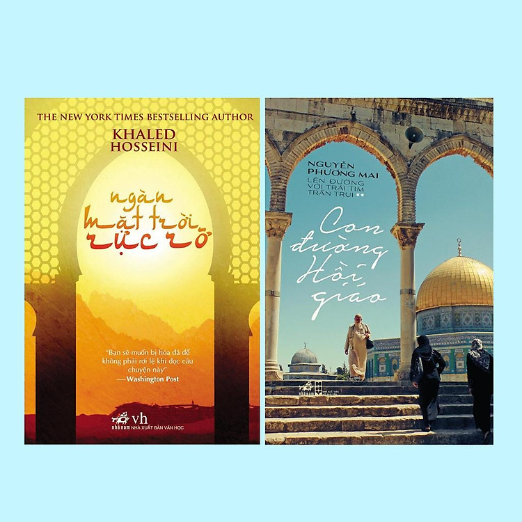COMBO Ngàn mặt trời rực rỡ - Con đường Hồi giáo (Khaled Hosseini - Nguyễn Phương Mai) - Bản Quyền