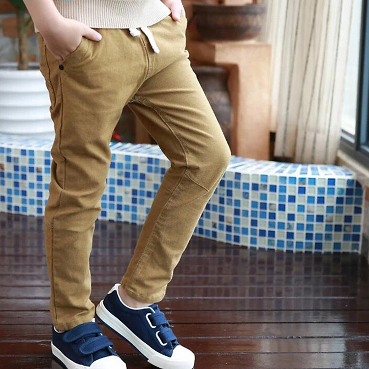 Quần dài kaki cao cấp bé trai 1-10 tuổi