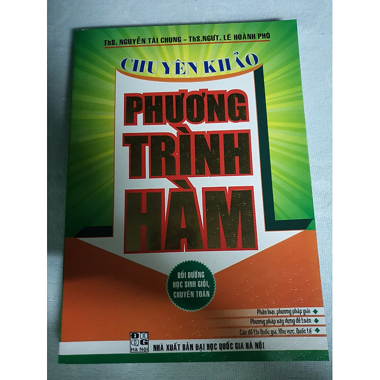 SÁCH - Chuyên Khảo Phương Trình Hàm