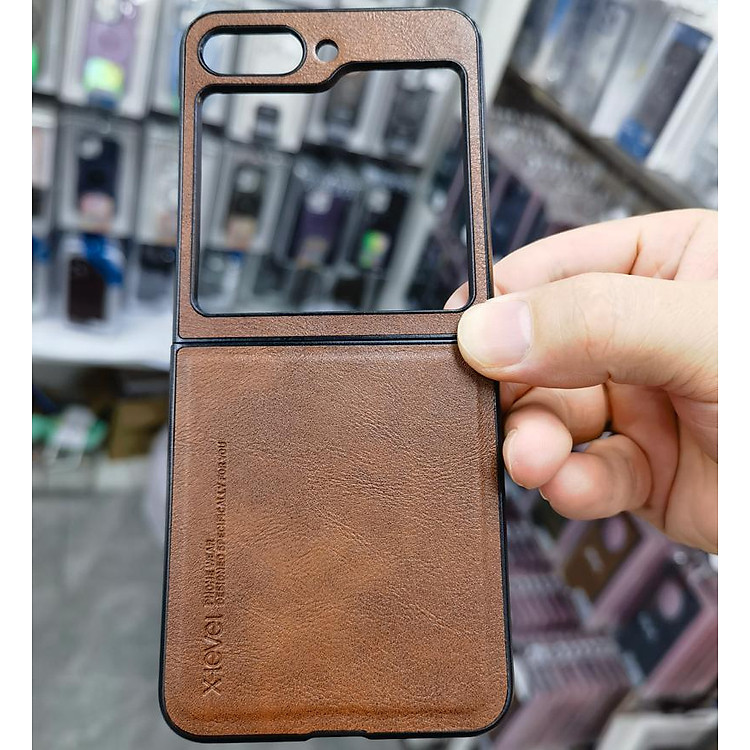 Ốp lưng cho SamSung Galaxy Z Flip 7 , Z Flip 5 , Z FLip 6 chính hãng X-level dạng da mềm - Hàng nhập khẩu