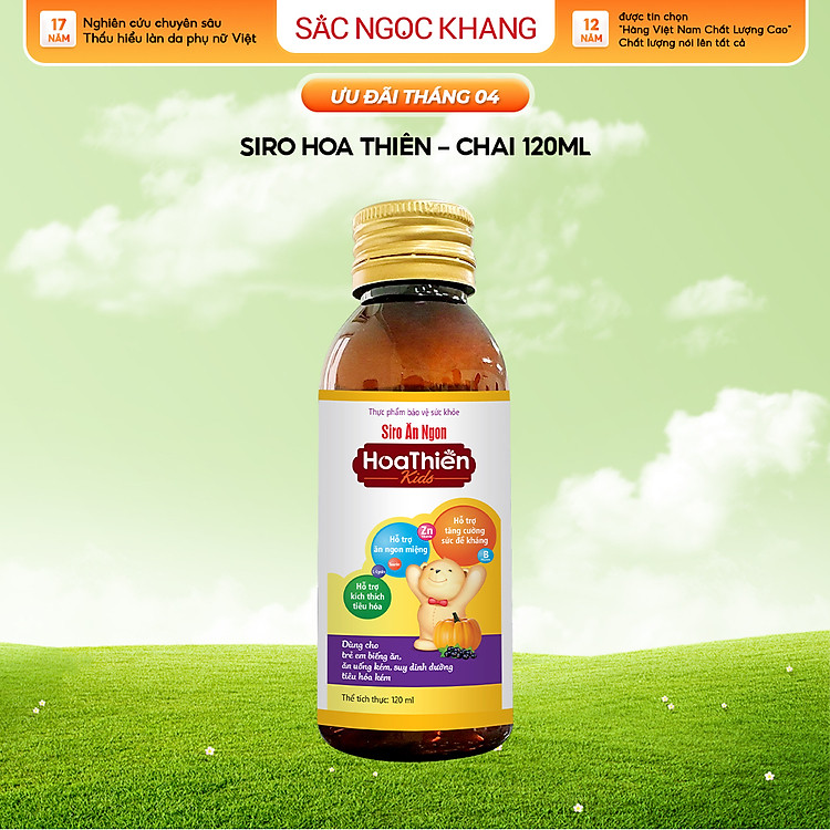Tìm mua tại Avakids:Siro Hoa Thiên Kids hỗ trợ tiêu hóa 120ml Chất lượng, tràn ngập Khuyến mãi, Ưu đãi
