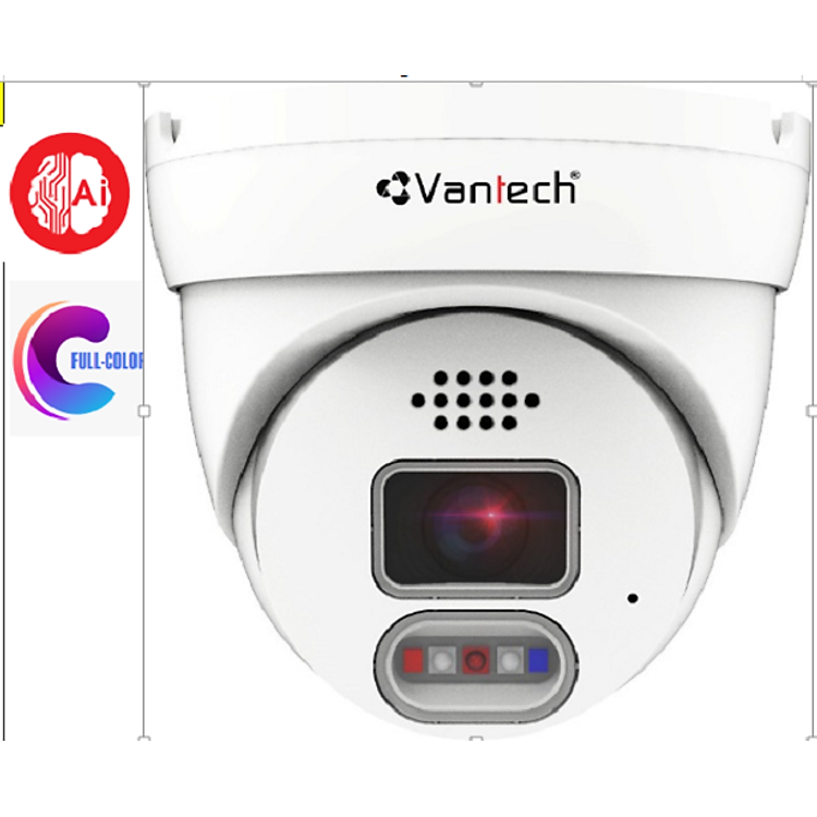 Camera IP Dome Hồng Ngoại 5.0 Megapixel VANTECH VPH-C508AI-hàng chính hãng