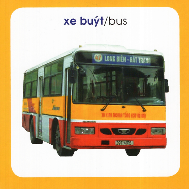Từ Điển Hình Ảnh Cho Bé - Phương Tiện Giao Thông - Ảnh 2
