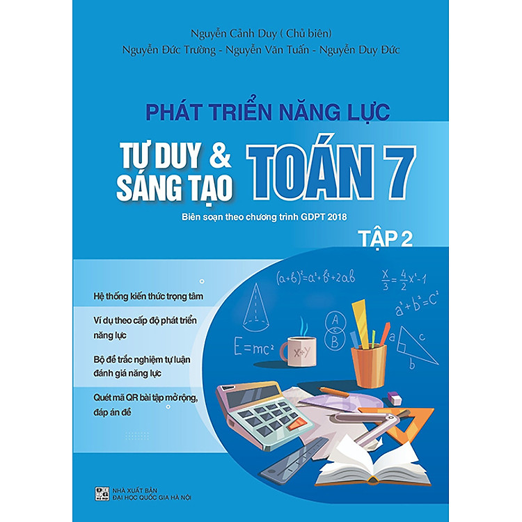 Phát triển năng lực tư duy và sáng tạo Toán 7 (Tập 2) (Biên soạn theo chương trình GDPT 2018)