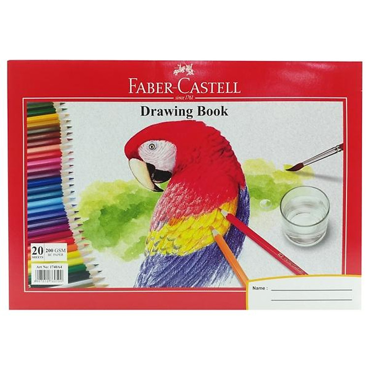 Giấy Vẽ 200 Gram (Khổ A4) Faber-Castell 1740A4