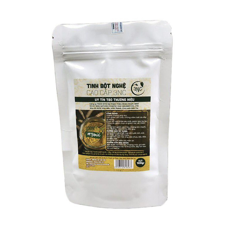Thực phẩm chức năng Tinh Bột Nghệ Cao Cấp 3NC Gói (100g)