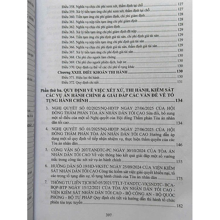 Luật Tố Tụng Hành Chính năm 2015 sđ, bs năm 2025 và Các Văn Bản Hướng Dẫn Thi Hành (V2595D) - Ảnh 5