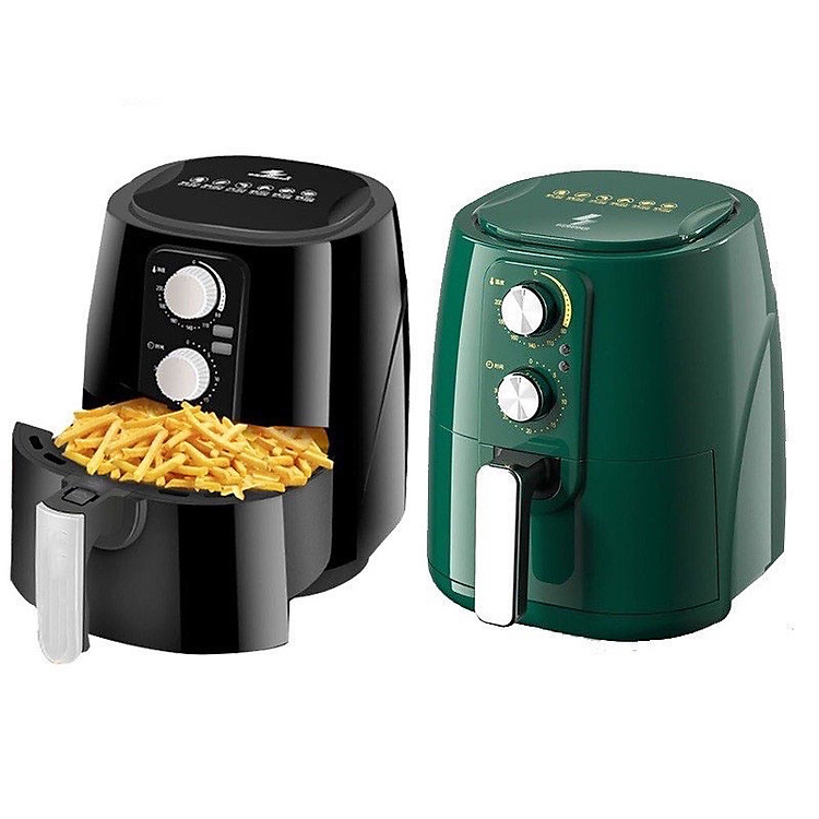 Nồi Chiên Không Dầu ABG Camel 6.5L Công Suất 1350W Màu Xanh Và Màu Đen, Thế Hệ Mới Không Dầu, Không Khói, Không Lo Sợ Béo, Làm Chín Thực Phẩm Cực Nhanh - Bảo Vệ Sức Khỏe Mọi Nhà (Gửi Màu Ngẫu Nhiên) - Hàng Chính Hãng