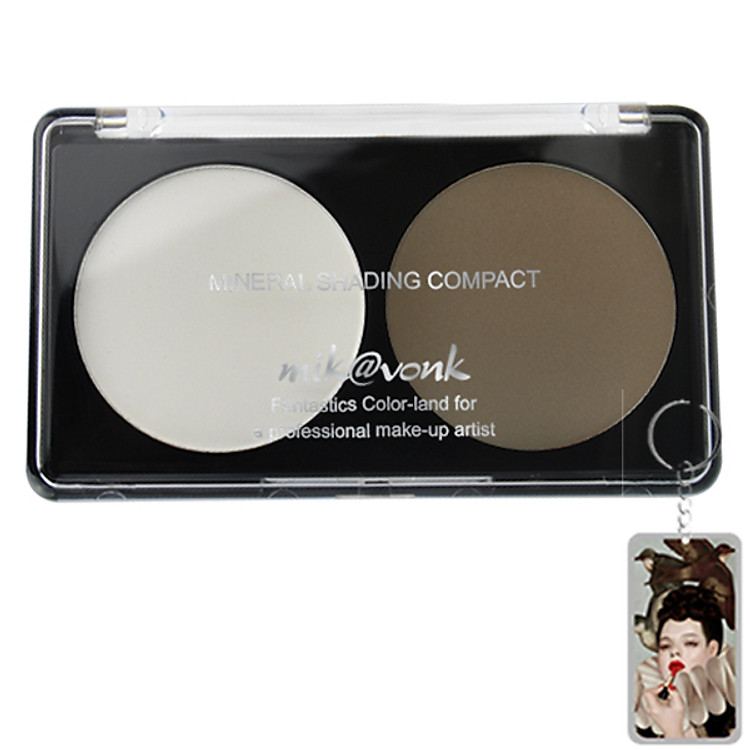 Phấn trang điểm tạo khối Mik@vonk Hàn Quốc 12g tặng kèm móc khoá