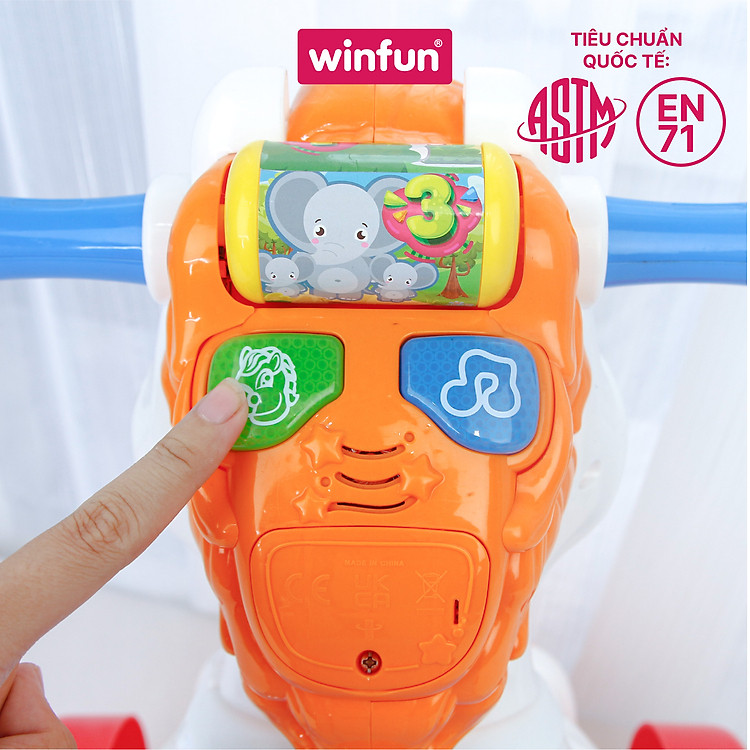 Ngựa bập bênh xe chòi chân Winfun Chính hãng Ưu đãi - Hình ảnh 5