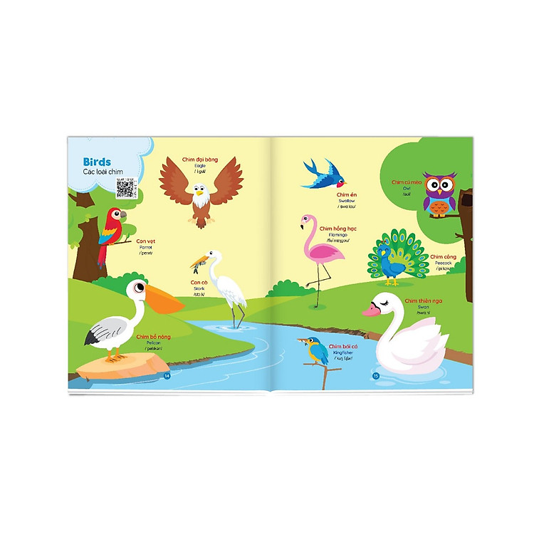 Bé Học Tiếng Anh Qua Hình Ảnh (Song Ngữ Việt Anh, Có Phiên Âm) - Ảnh 4