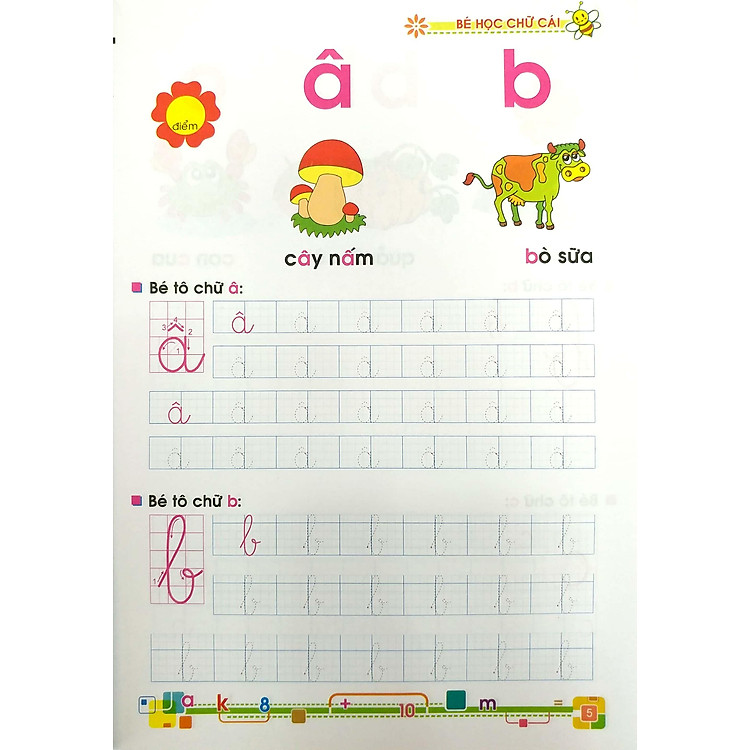 Bé Học Chữ Cái - Dành Cho Học Sinh Mẫu Giáo (Tái Bản) - Ảnh 6
