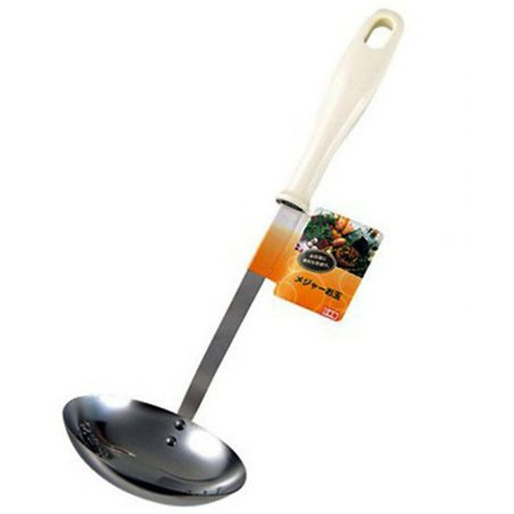 Muôi canh inox có chia vạch nội địa Nhật Bản