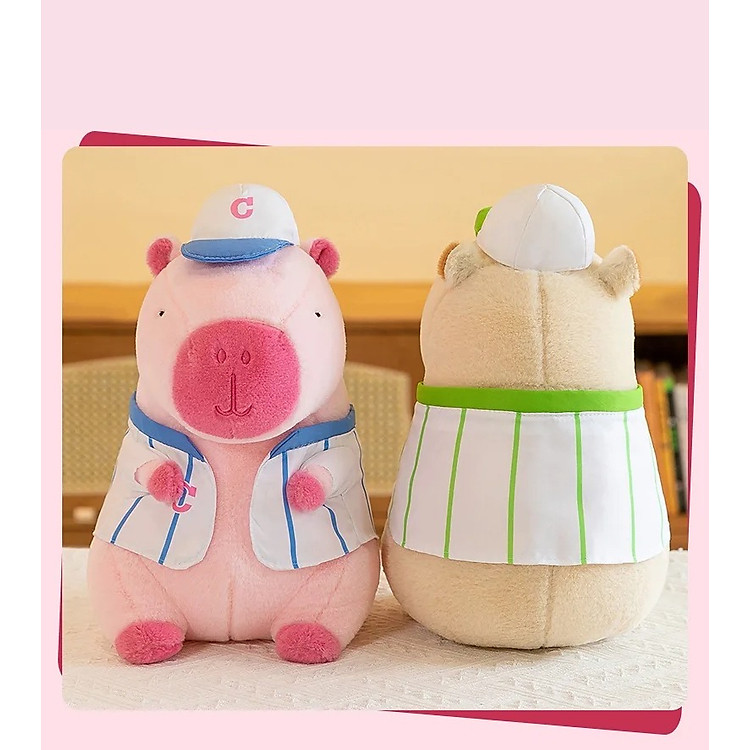 Thú nhồi bông capybara hồng dễ thương Chính hãng Giá tốt - Hình ảnh 3