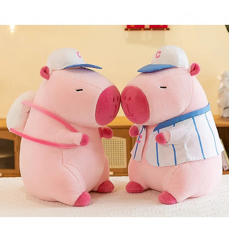 Thú nhồi bông capybara hồng dễ thương Chính hãng Giá tốt - Hình ảnh 5