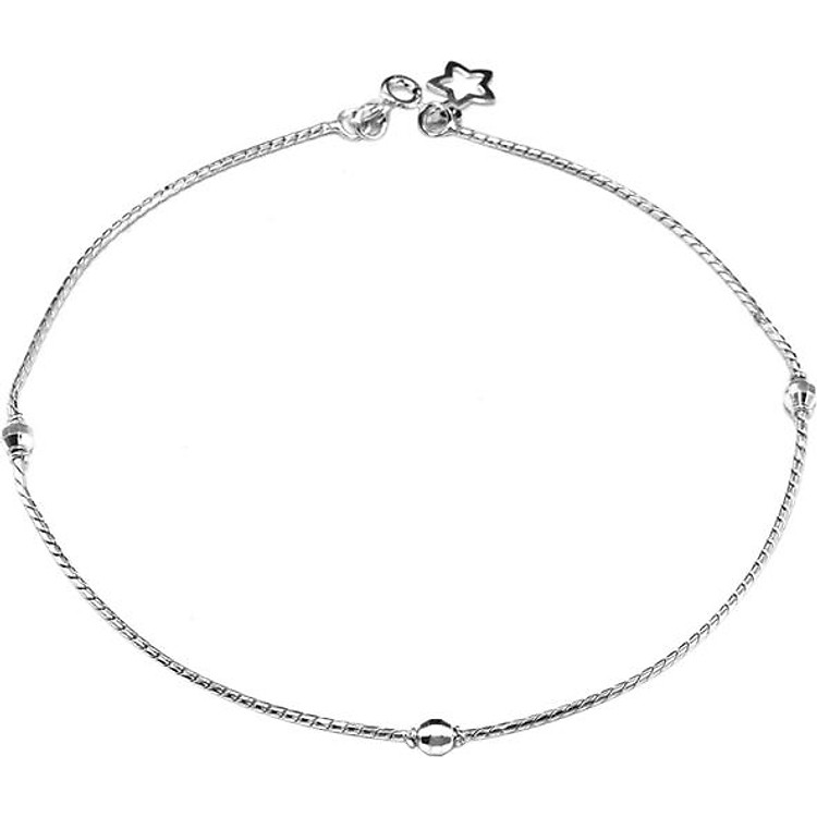 Lắc Chân Bạc Hiểu Minh LC006