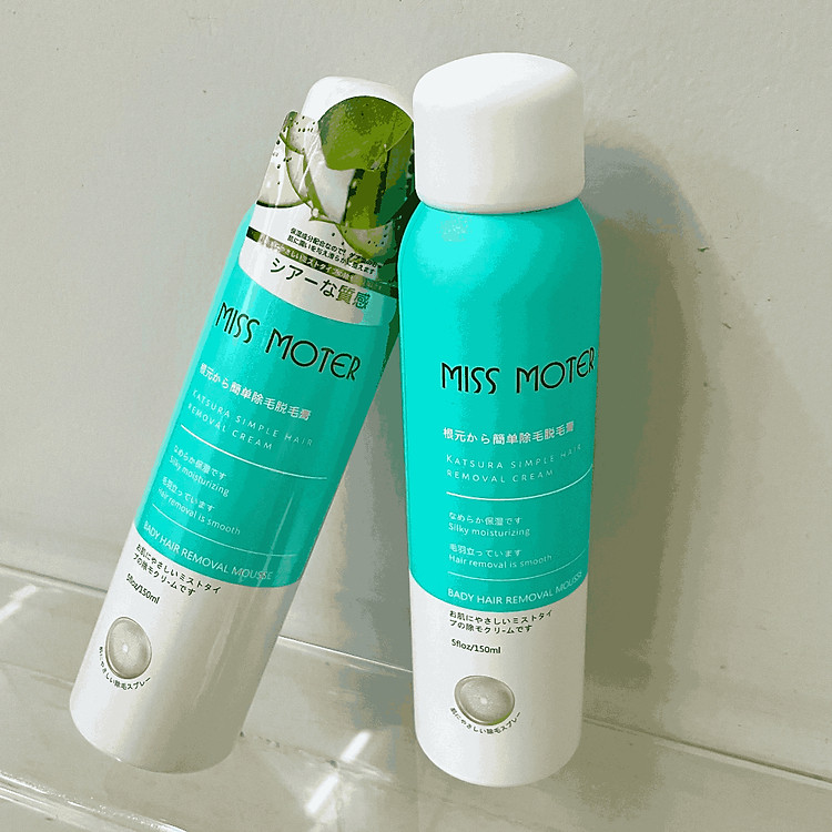 Xịt tẩy lông dạng bọt Miss Moter chiết xuất lô hội dịu nhẹ Nhật Bản 150ml