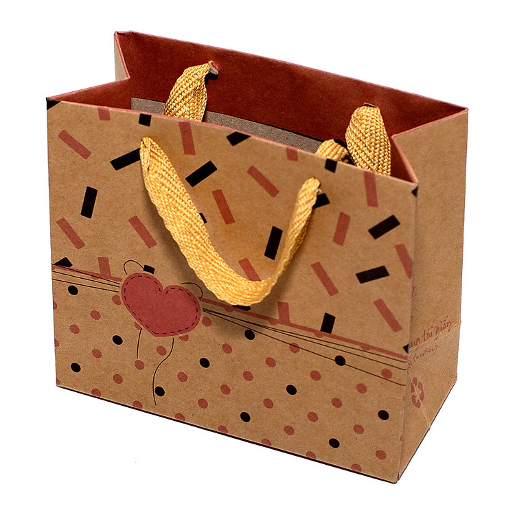 Túi Kraft Ngang Nhí KN001 (12.5 x 14 x 6.5 cm) - Ảnh 2