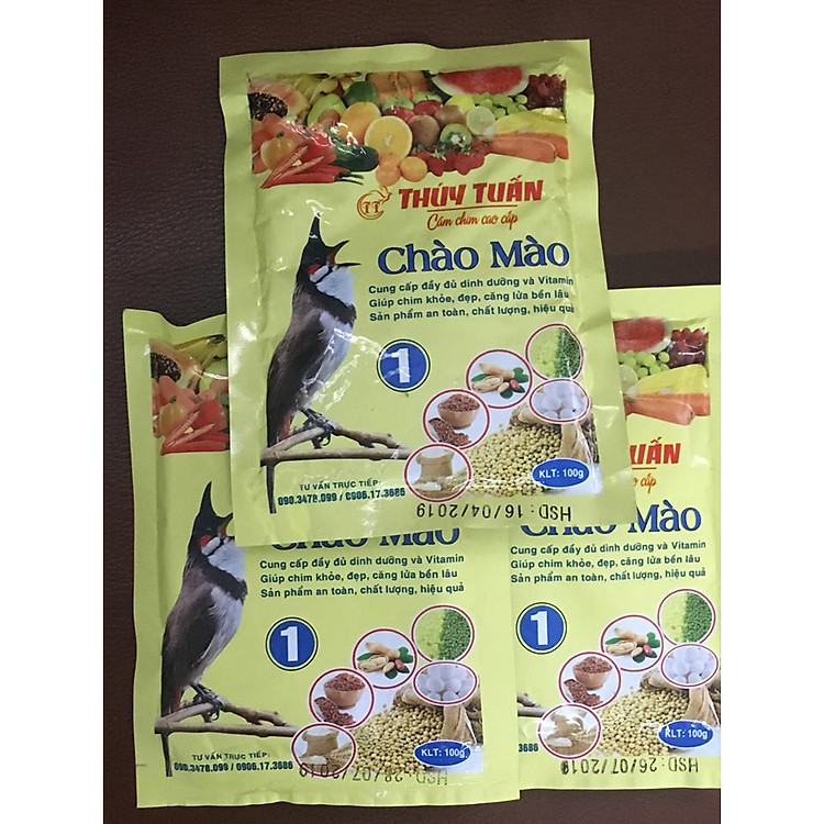 Combo 5 gói cám chim chào mào thúy tuấn số 1