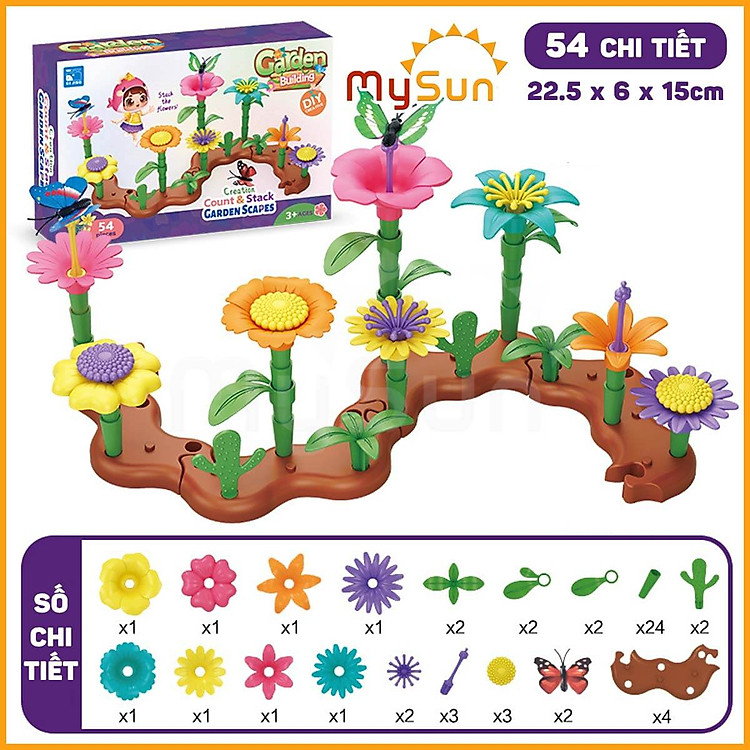 Bộ đồ chơi lắp ráp hoa MySun Chính hãng Giá tốt